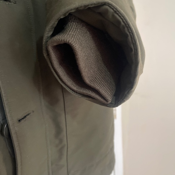 UNIQLO Men’s Ultra Warm Hybrid Down Coat Jacket | XXS / 2XS | Olive - Picture 11 of 14